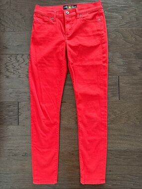 Lucky Brand Women's Brooke Legging Jeans Coral Red Sz 6 / 28